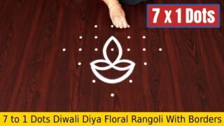 To Dots Diwali Diya Floral
