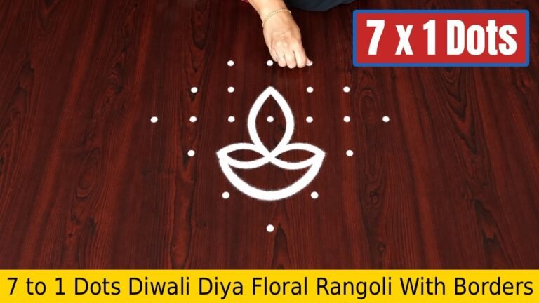 To Dots Diwali Diya Floral